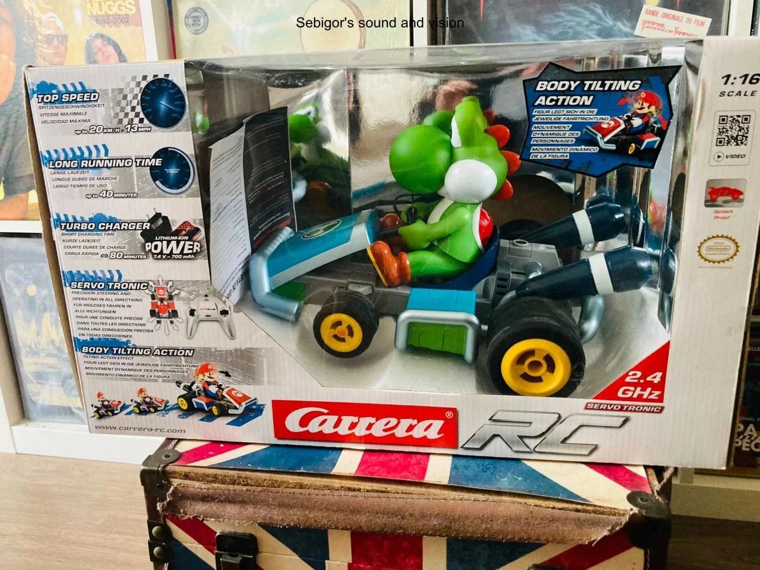 Kart radio commandé Carrera RC Mario Kart 7 YOSHI.